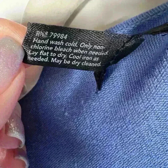 Soma Open Front Soft Lightweight Sweater Loungewear Ruffle Women’s Size Large - Picture 8 of 8